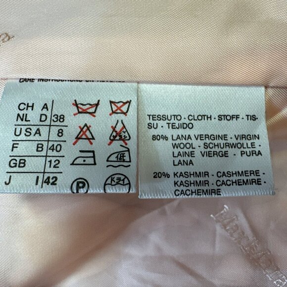 MAX MARA Wool Cashmere Coat Oversized US8 Made in Italy Old Money * Moth Holes - Picture 13 of 16